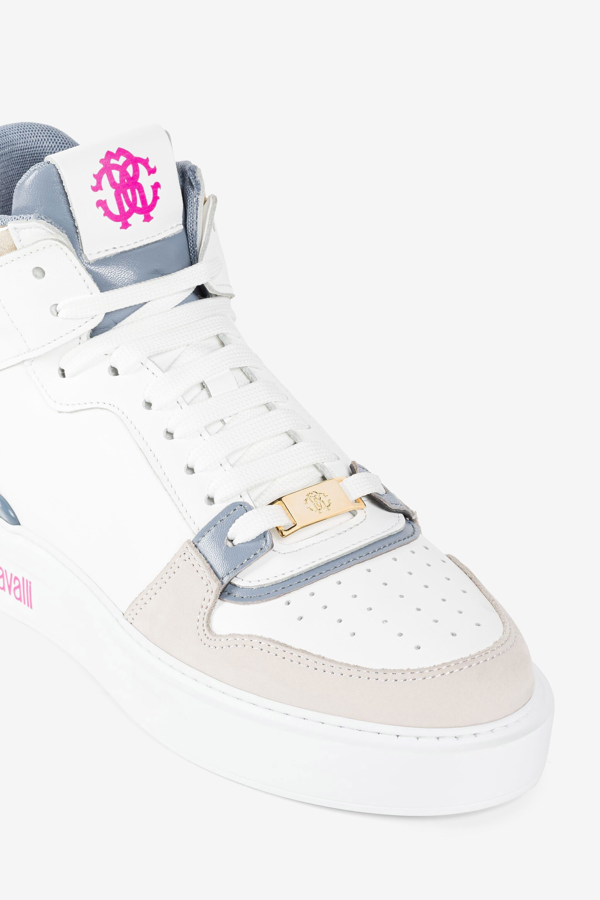 RC RC Monogram Hi-Top Sneakers White JSS01E-PZ085