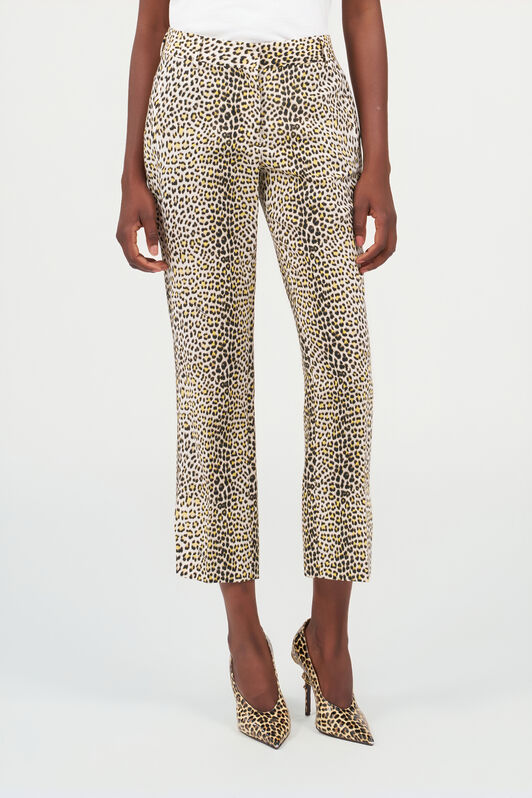 RC Pop Jaguar Print Trousers YELLOW/BLACK WQT200-OXR30