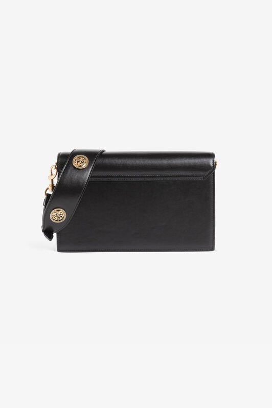 RC Logo-plaque embellished-strap bag RC Logo-plaque embellished-strap bag Black RKB004-PZ132