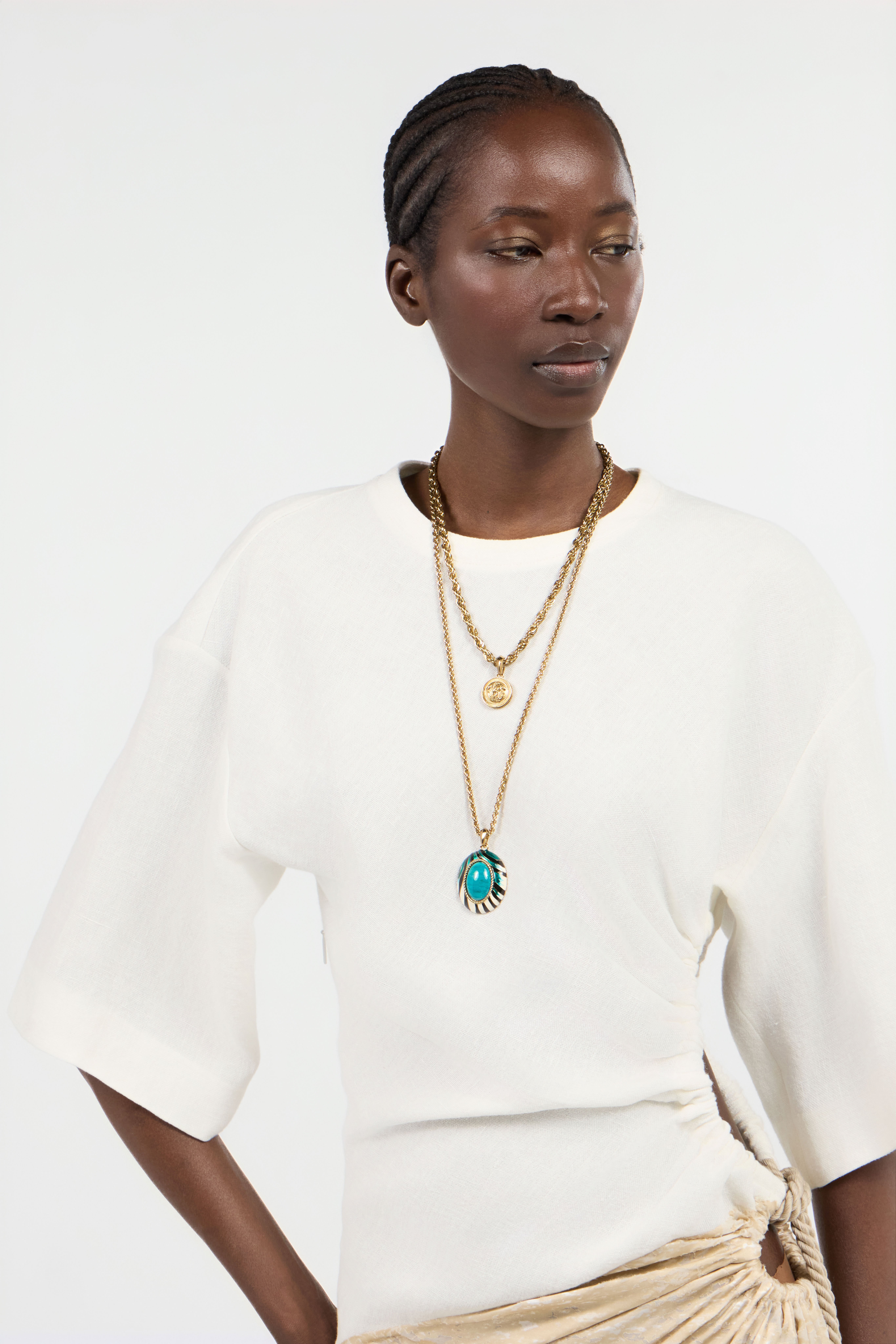 RC Ray Of Sea Print Necklace RAY OF SEA/BLUE VKG002-AM021