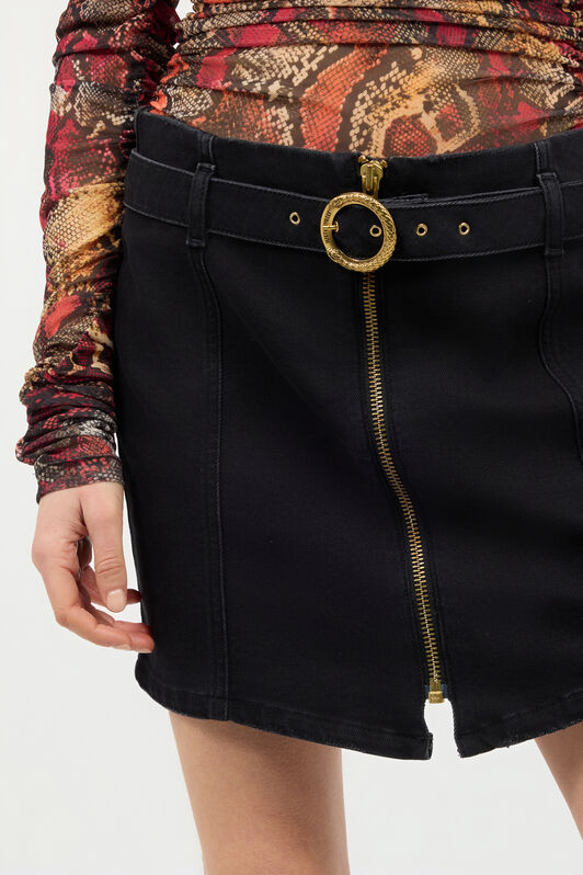 JC Mini-Jupe Avec Boucle Logo Noir UFT105-UF156