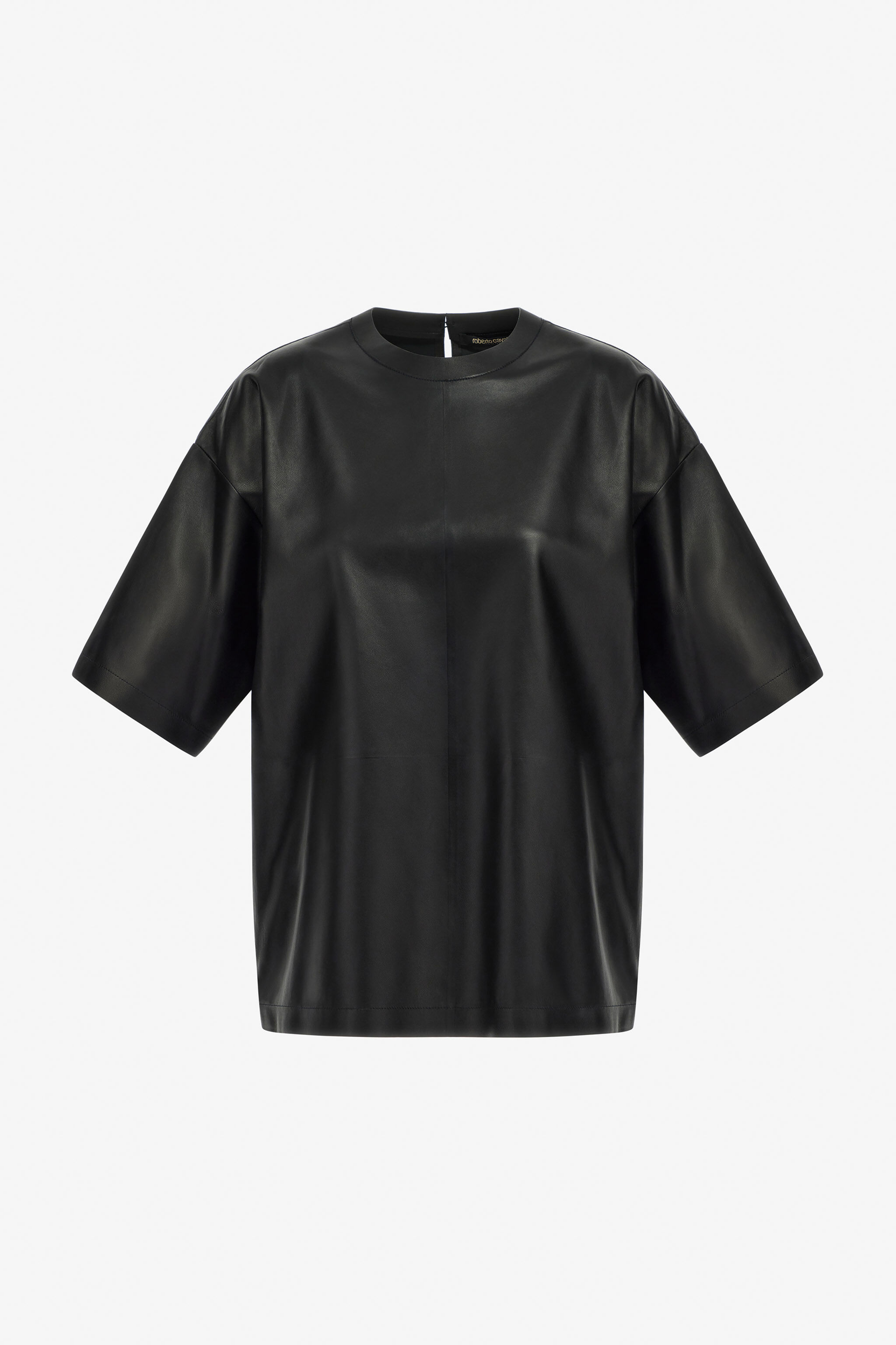 RC Leather T-shirt Schwarz TWP600-PN002