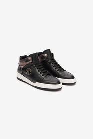 ${brand} Sneakers Montantes Avec Empiècement Lamé ${colorDescription} ${masterID}