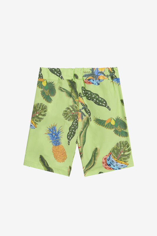 JU Bermudas Con Estampado Tropicana JU Bermudas Con Estampado Tropicana LIME GREEN WJT22C-7MR12