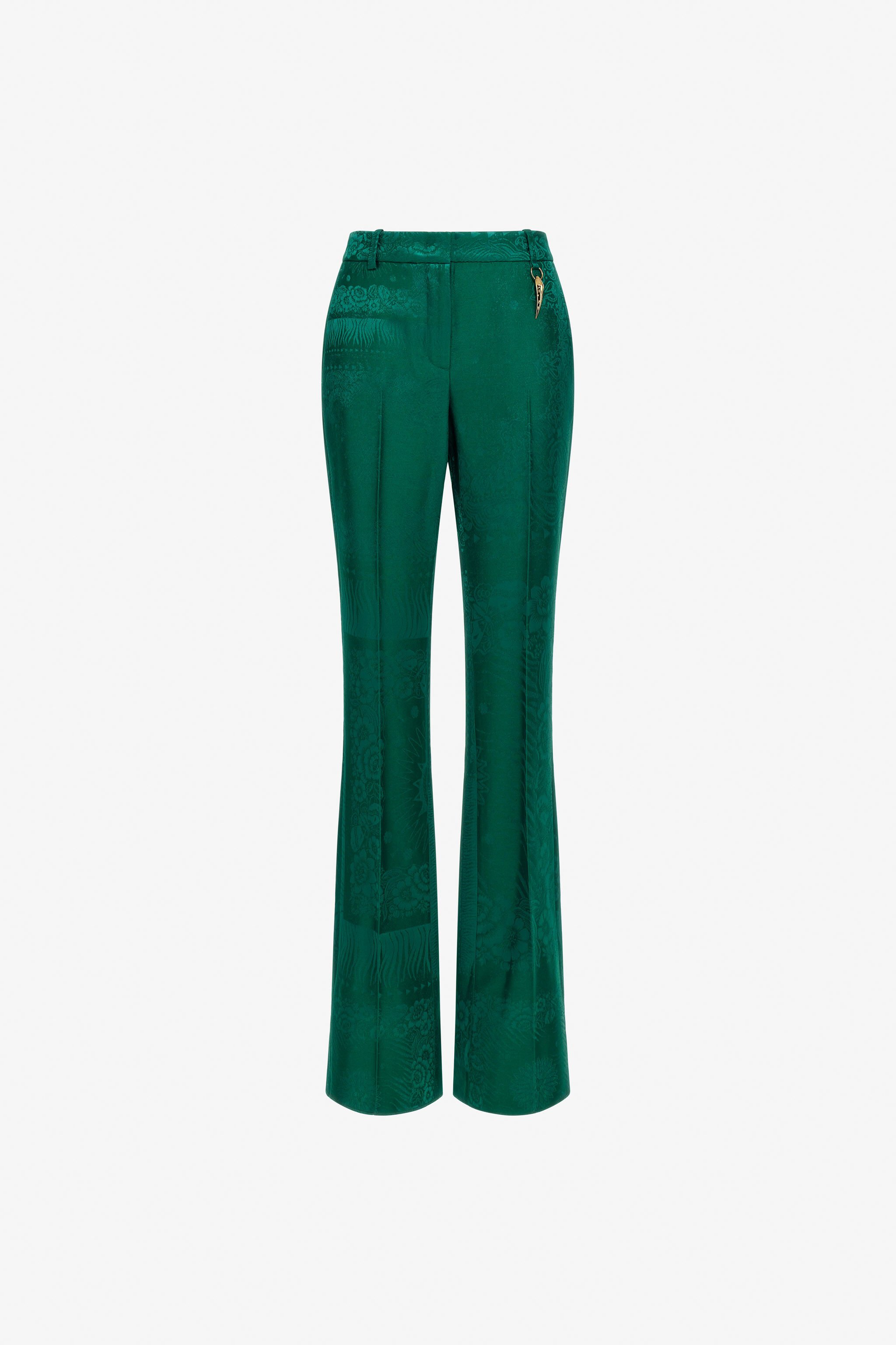 RC Flared Trousers Green TKT207-TJ033