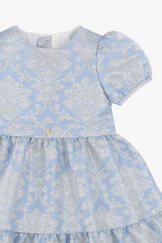 JU Printed Dress Light blue SJT152-DJ001