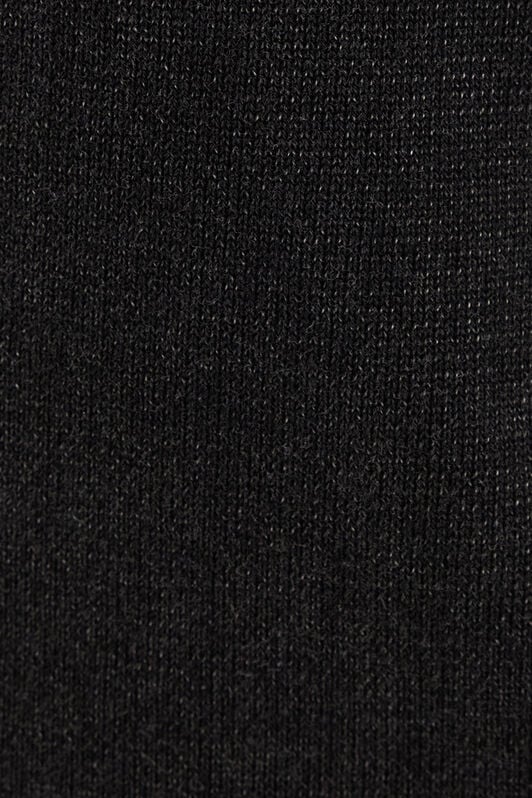 JC Black Turtleneck Sweater With Embossed Logo BLACK VFM036-VF292