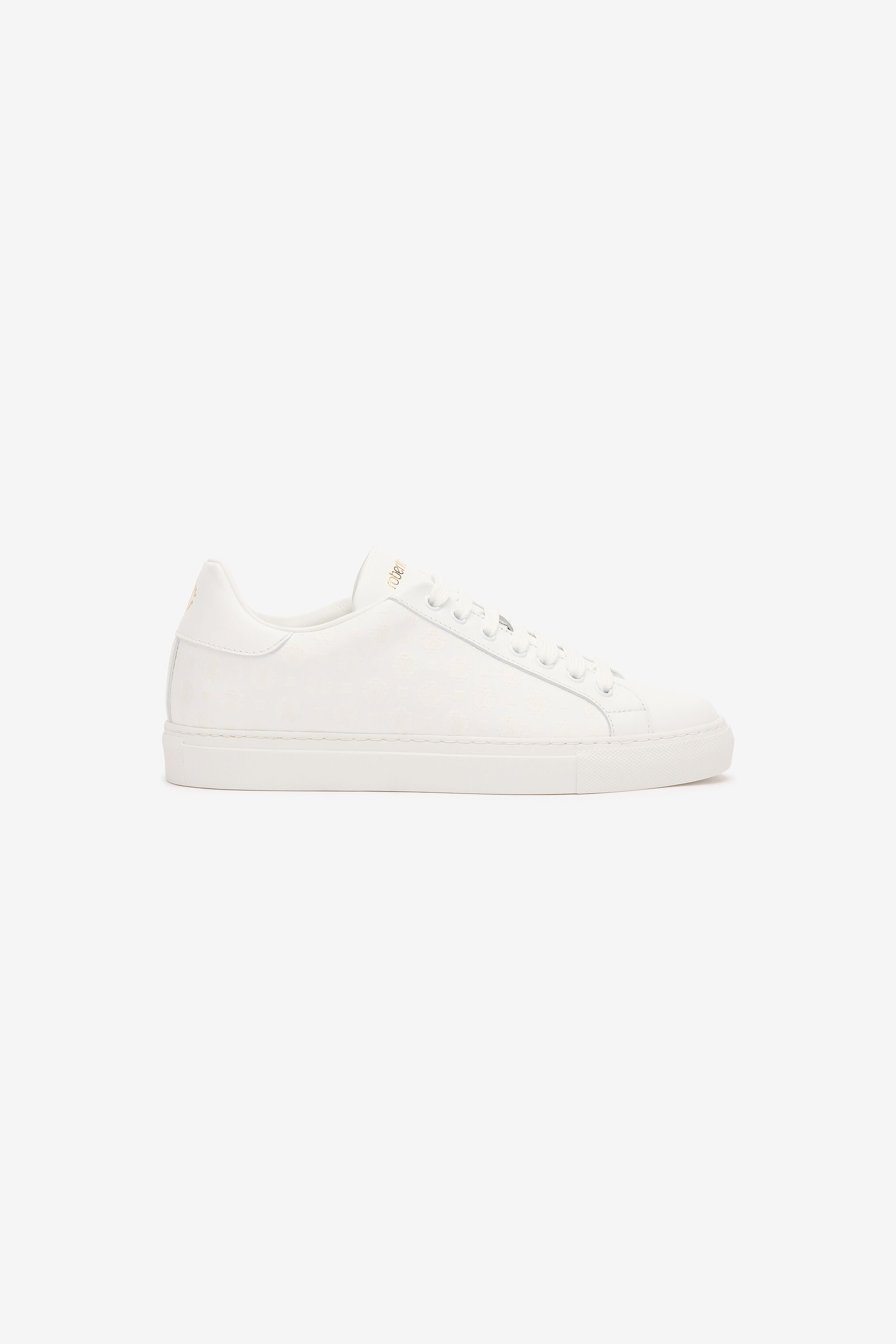 RC Sneakers with All-Over RC Monogram White POS01C-PZ085