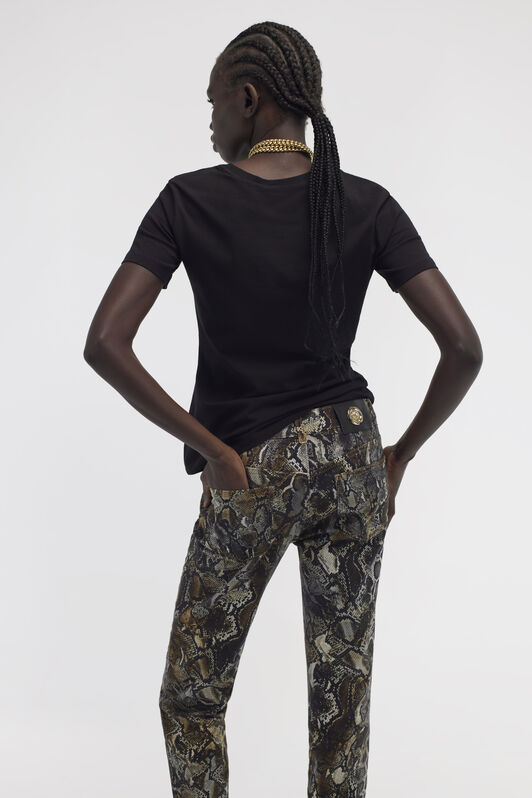 JC T-shirt logo Just Cavalli Nero RKT867-RK373