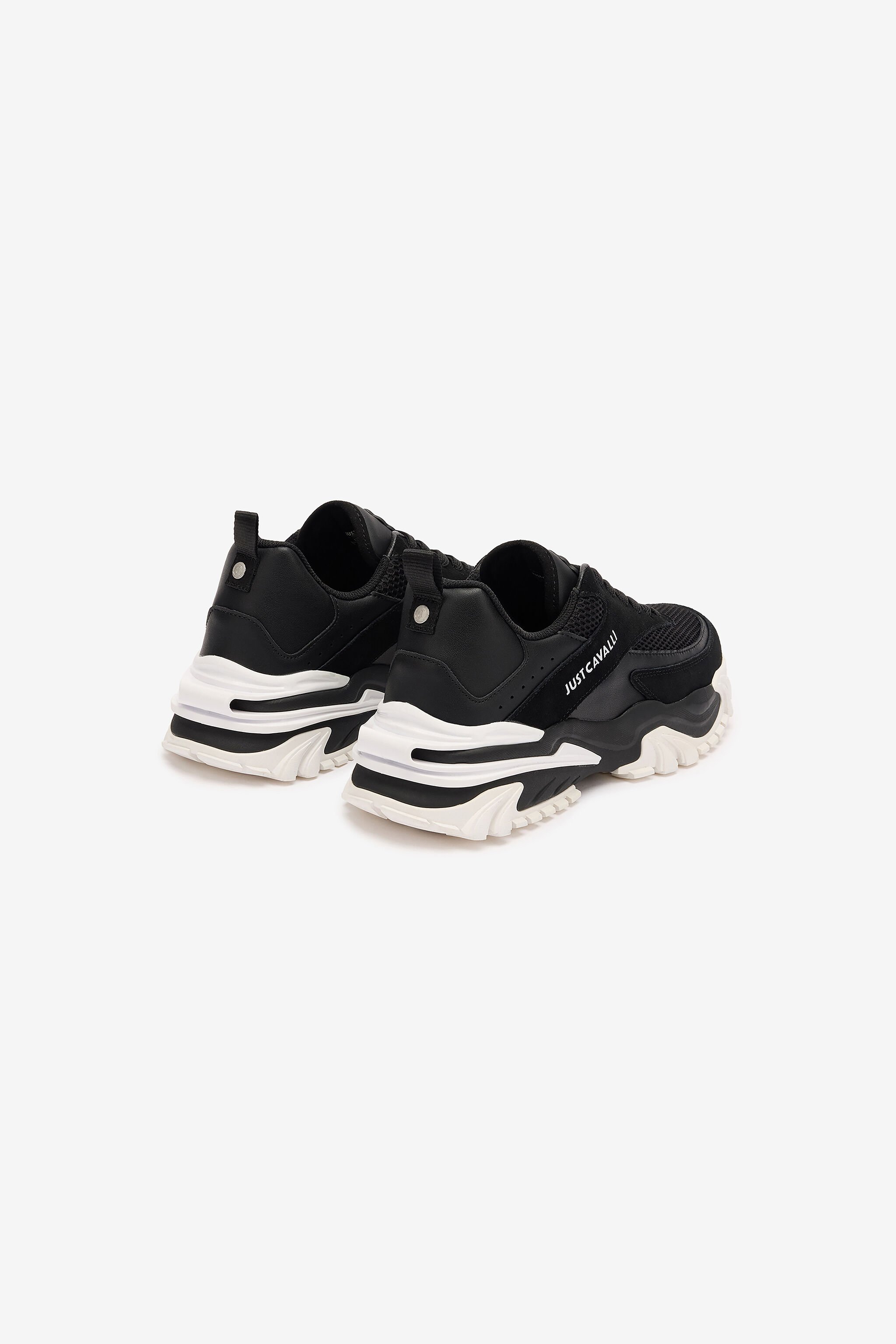JC Sneakers with Inserts and Logo Schwarz TFS029-TF262