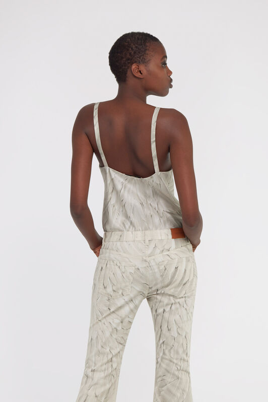 RC Ice Feathers top White SWT606-4QL74