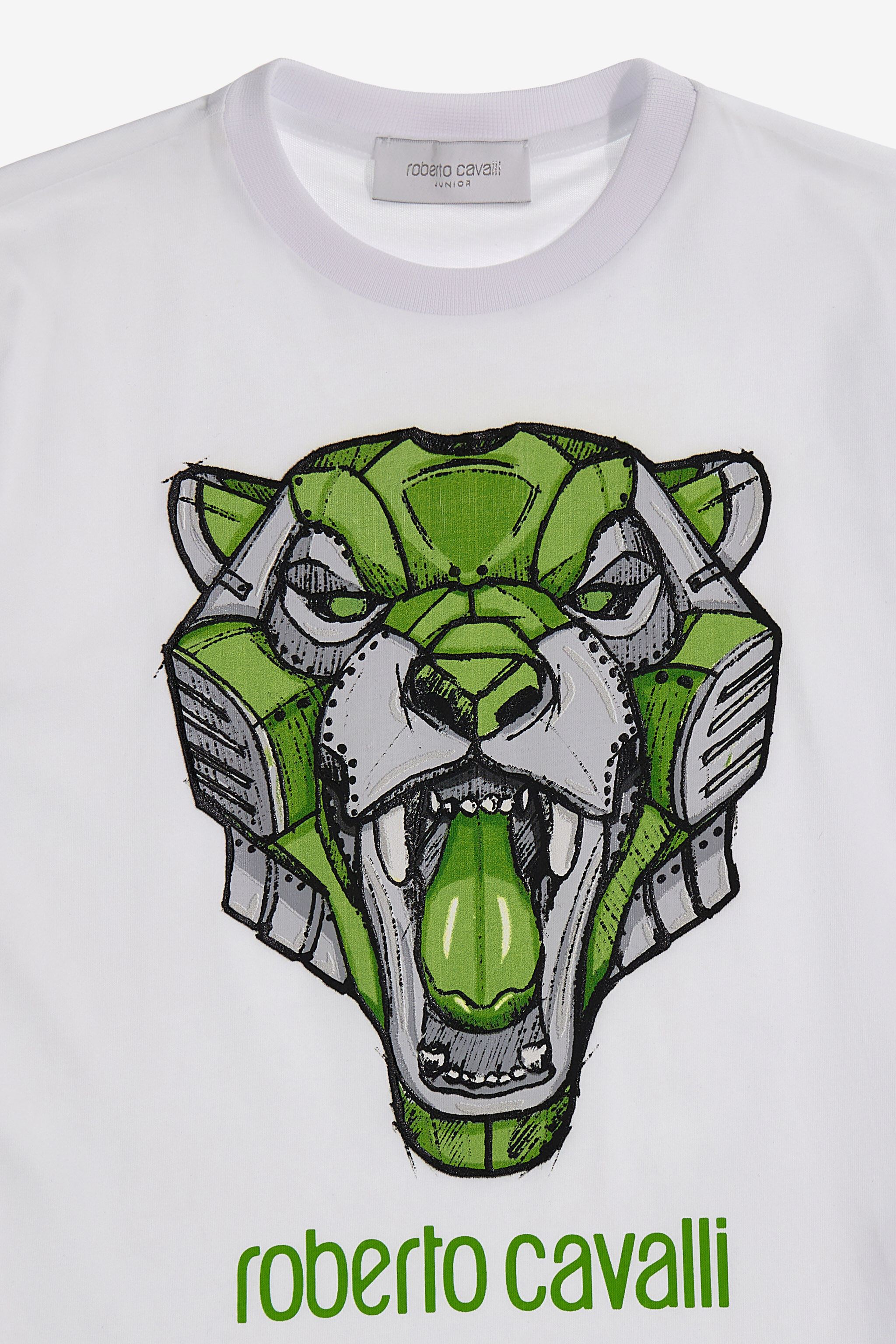 JU T-shirt with Logo and print White SJT645-JD001