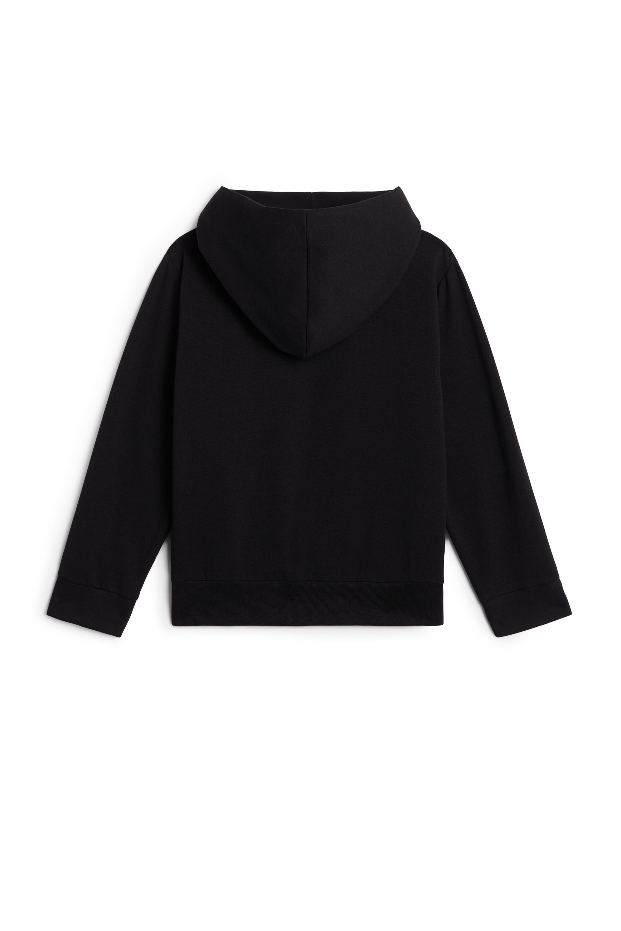 JU Hoodie mit Leoparden-Print und Logo BLACK JJT958-CF027