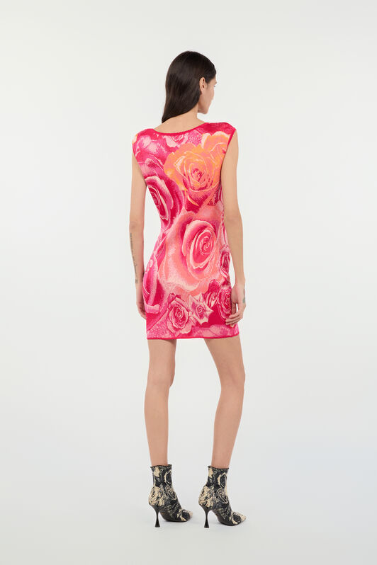 RC Mini-Robe À Imprimé Garden Rose Fuchsia UKM102-MI011