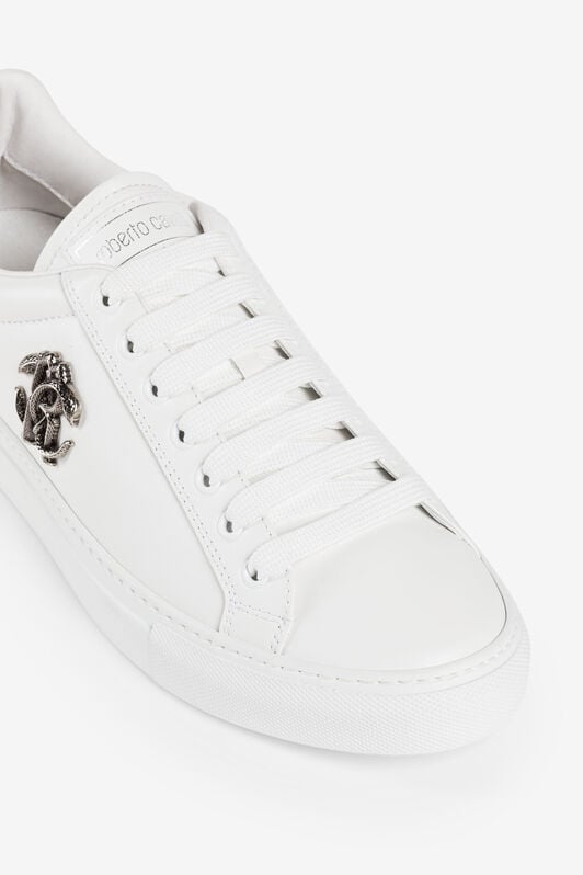 RC Sneakers with Monogram Mirror Snake White/Silver RRS009-PZB23