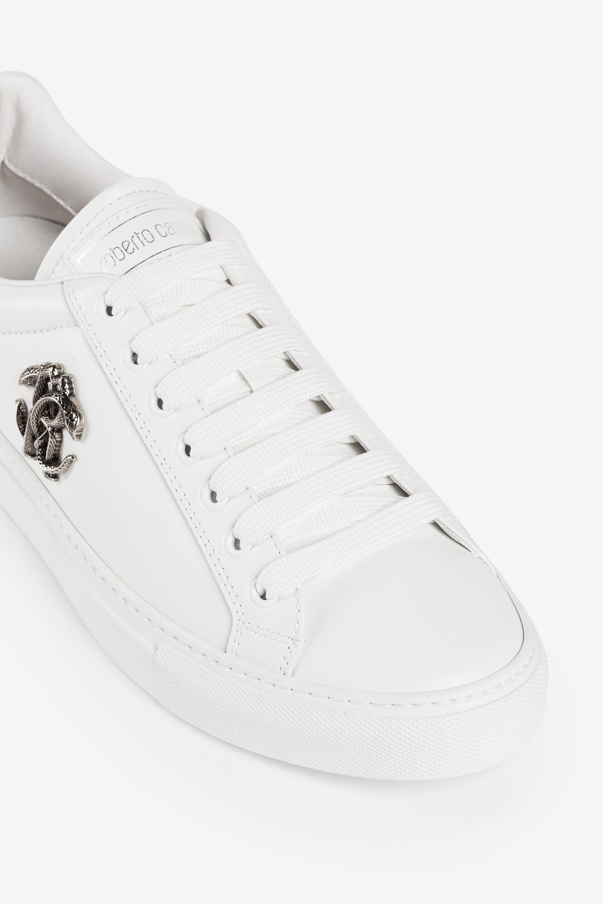 RC Sneakers with Monogram Mirror Snake White/Silver RRS009-PZB23