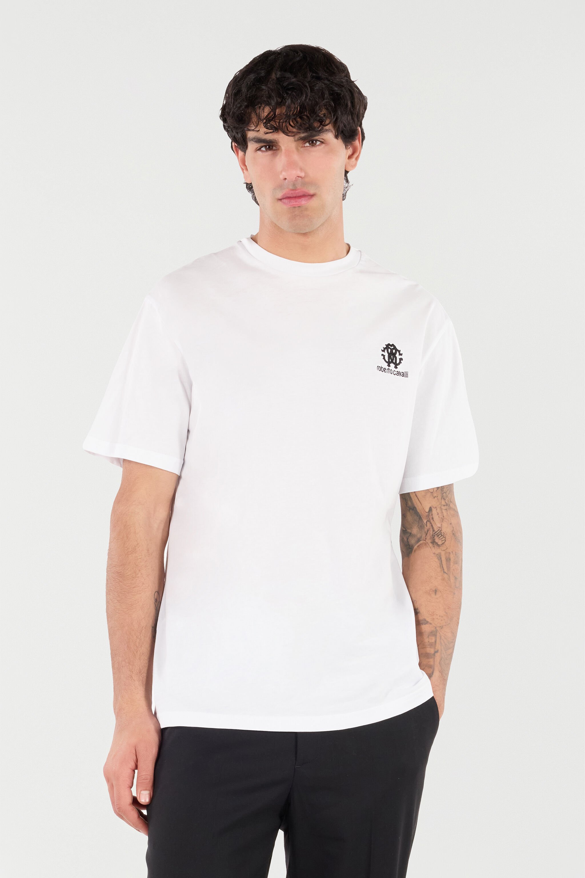RC T-Shirt With RC Monogram And Logo Embroidery White POT60A-JD060