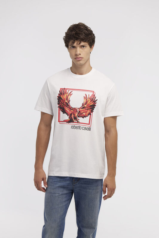 RC T-shirt with Eagle logo and print White NOT60E-JD060
