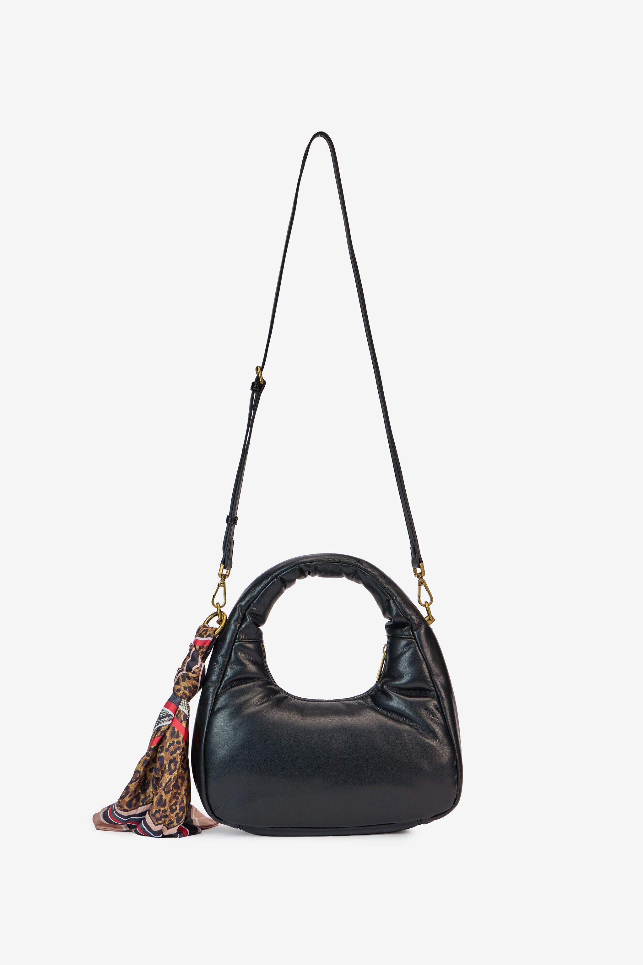 JC Just Cavalli Glamorous Shoulder Bag BLACK VFB066-VF827