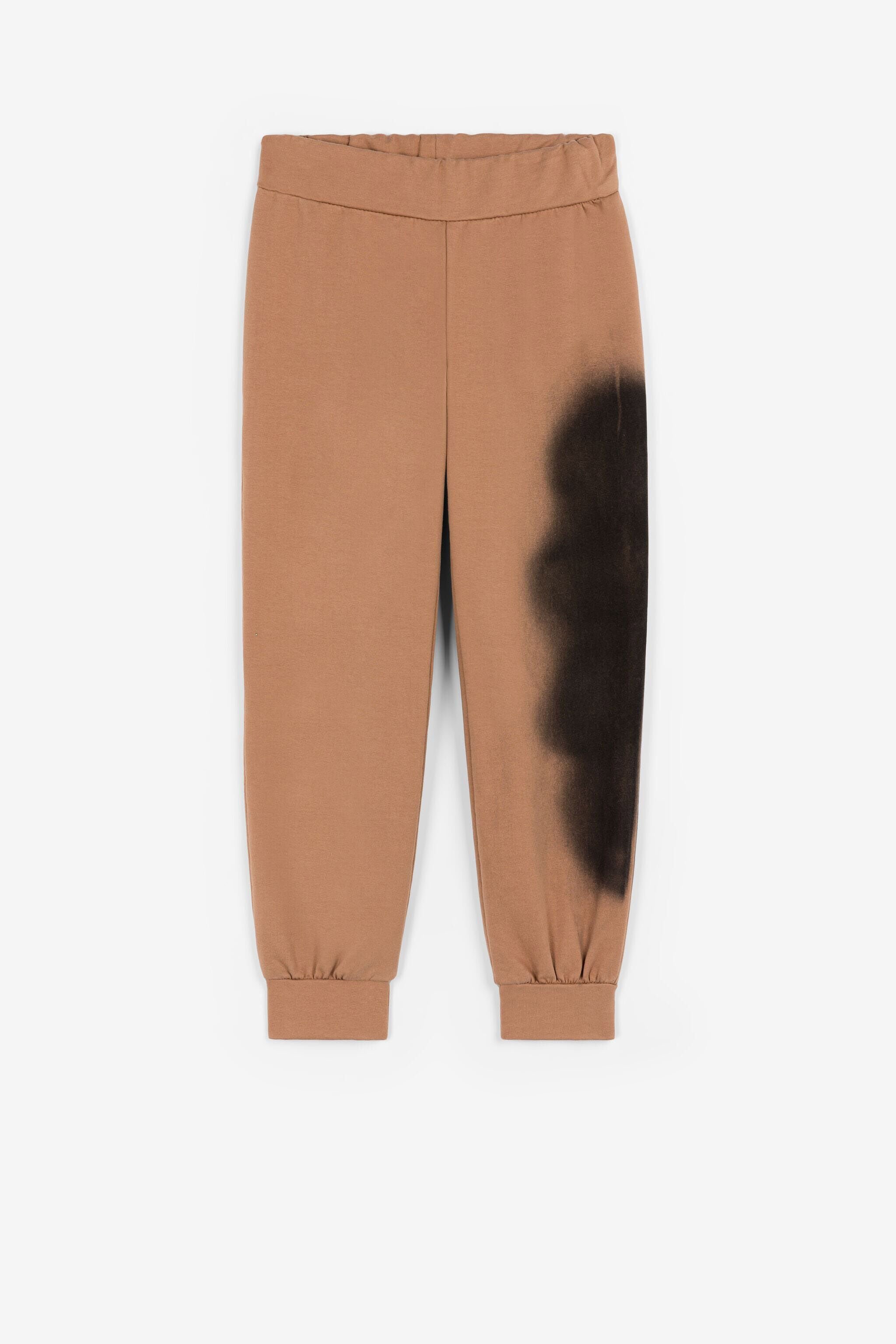 Tie Dye Sweatpants in Light brown for Boys Roberto Cavalli