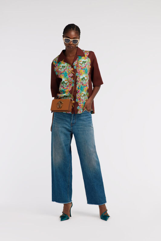 RC Wide leg jeans Dark blue SKJ206-VT001