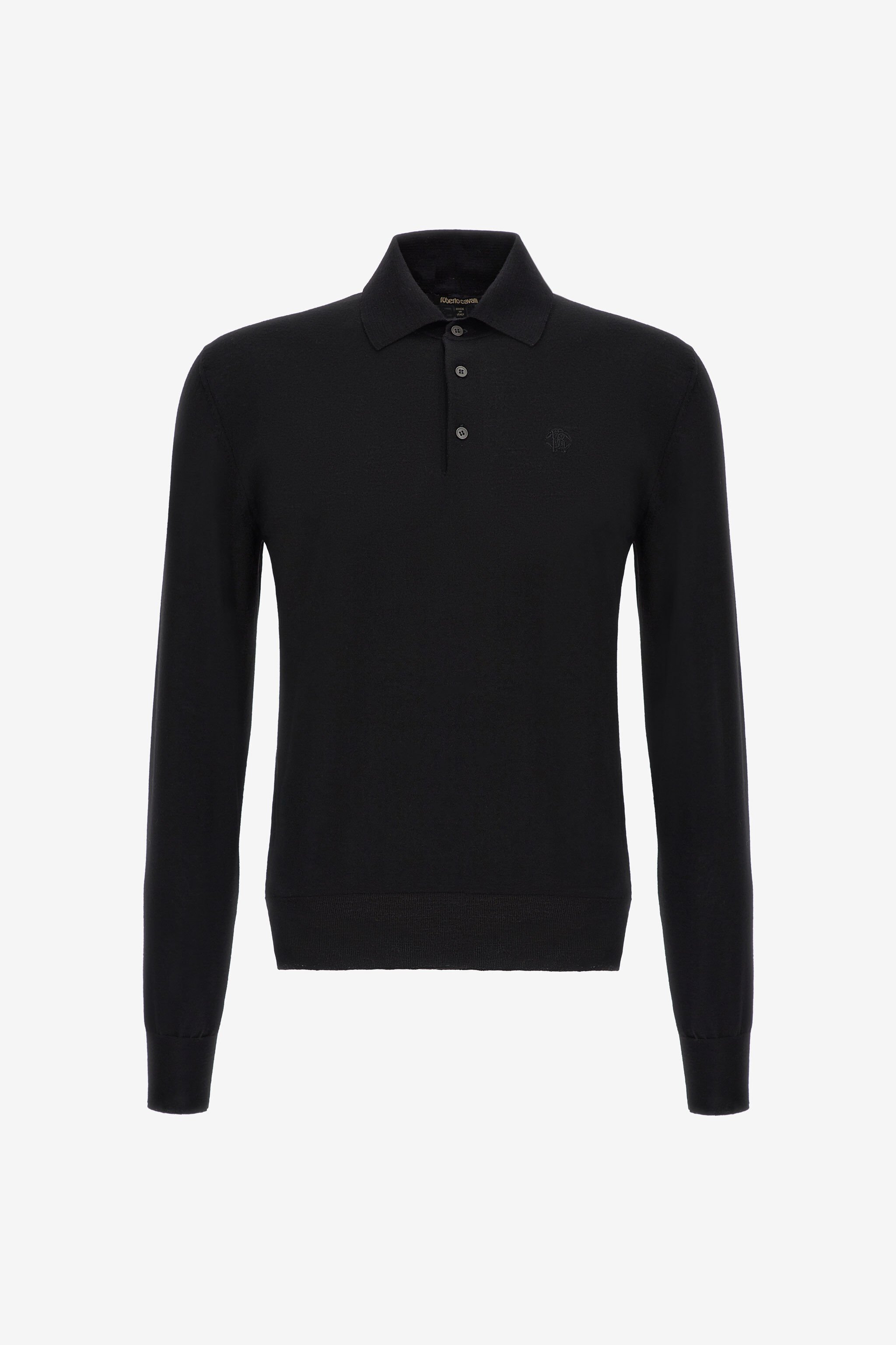 RC Polo maniche lunghe Nero SRM618-MA015