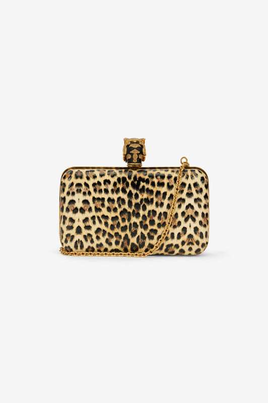 RC Bolso Pochette Roar con Estampado de Leopardo RC Bolso Pochette Roar con Estampado de Leopardo JAGUAR SKIN UKB014-PZS02