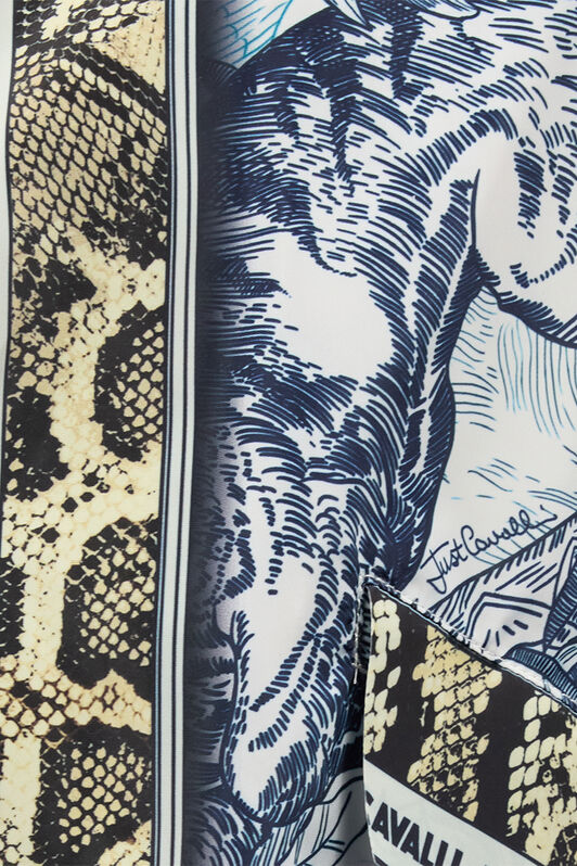 JC Jungle-Print Hooded Jacket JC Jungle-Print Hooded Jacket Light blue UFT197-UF263