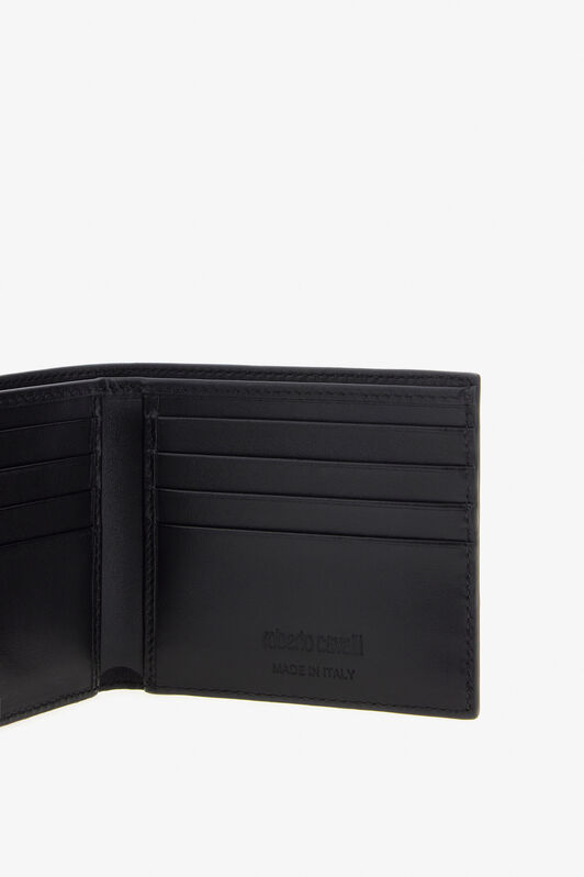 RC Brieftasche mit Monogramm RC Schwarz/Weiß SRA002-PZ588