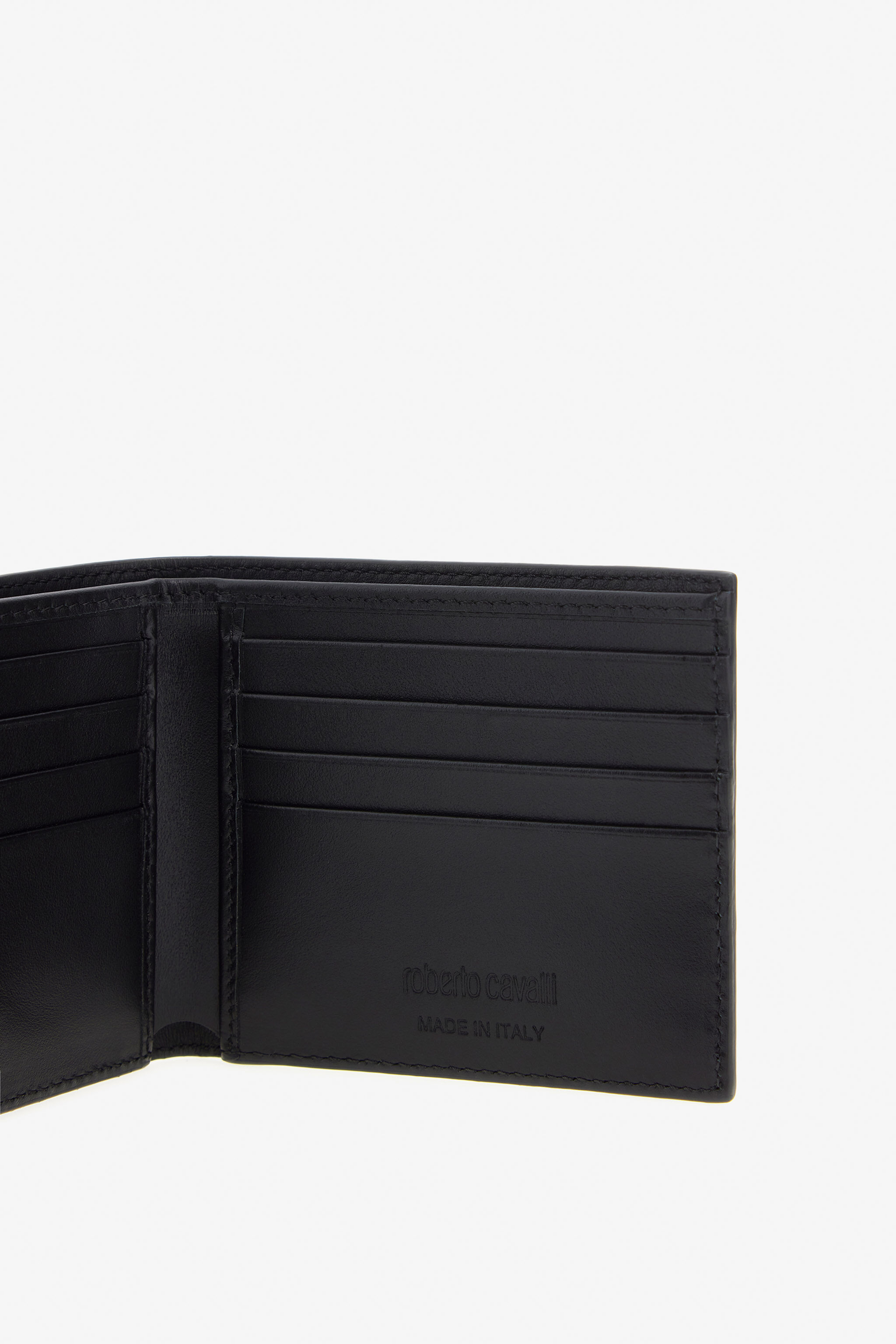 RC Brieftasche mit Monogramm RC Schwarz/Weiß SRA002-PZ588