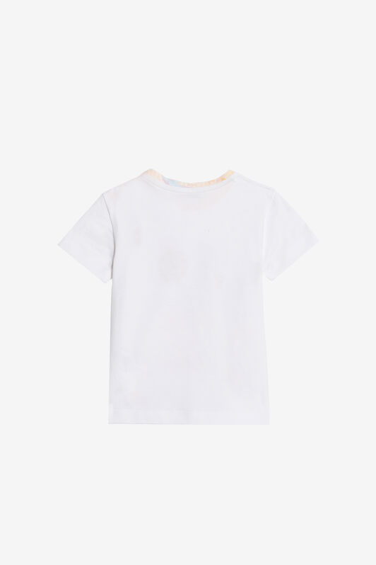 JU White T-shirt with RC Logo MILKY WHITE WJT600-JD001