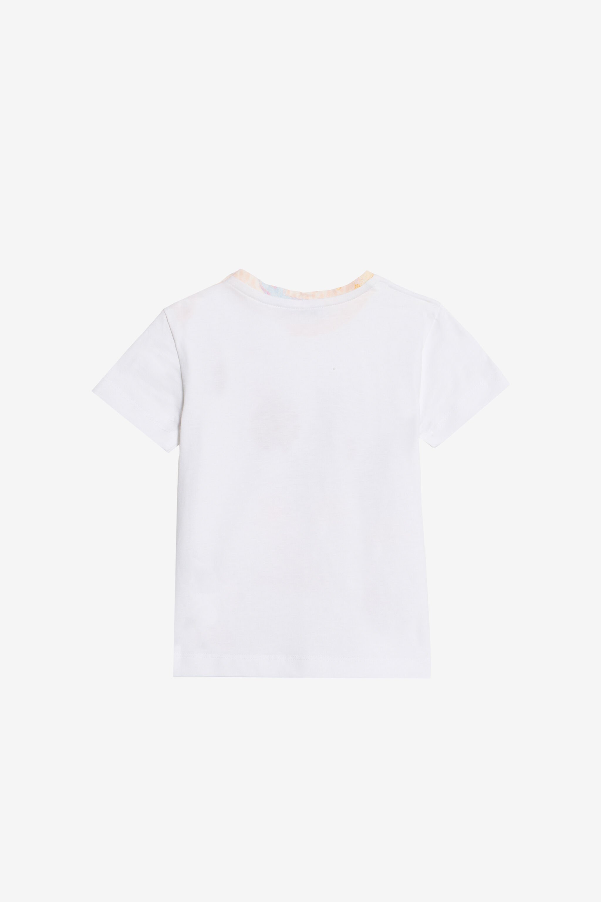 JU White T-shirt with RC Logo MILKY WHITE WJT600-JD001