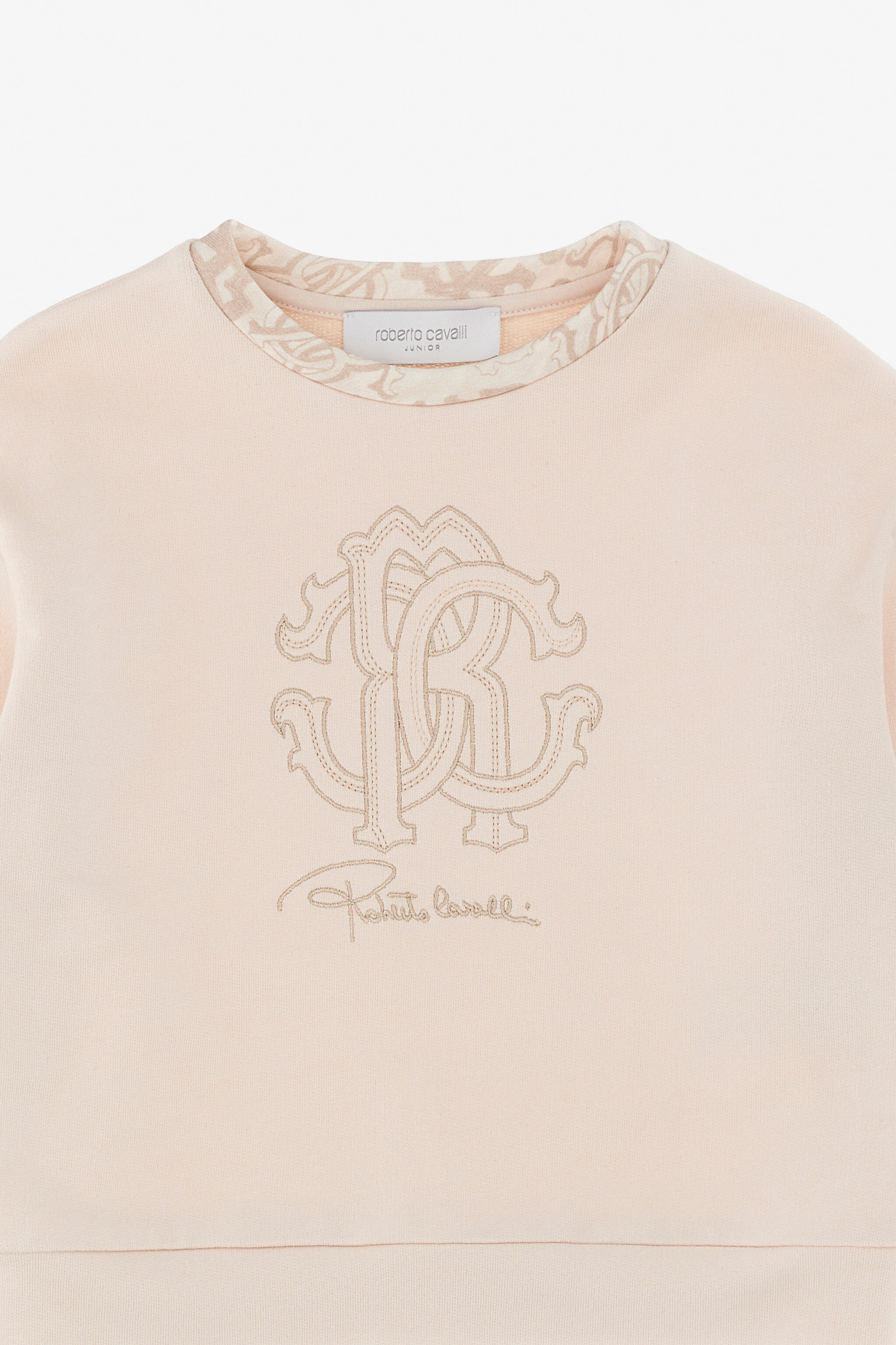 JU Sweatshirt With RC Monogram And Logo Light brown TJT68J-CF050