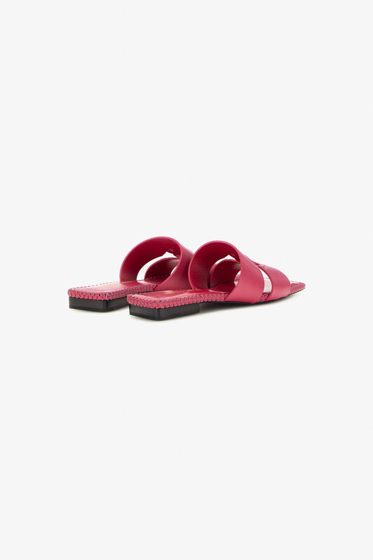 RC Sandali bassi con logo RC Fucsia SKS018-PZ172