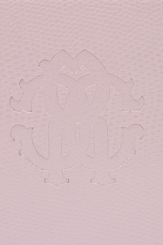 RC Portafoglio in pelle con Monogram RC Rosa OOA00B-PZ015