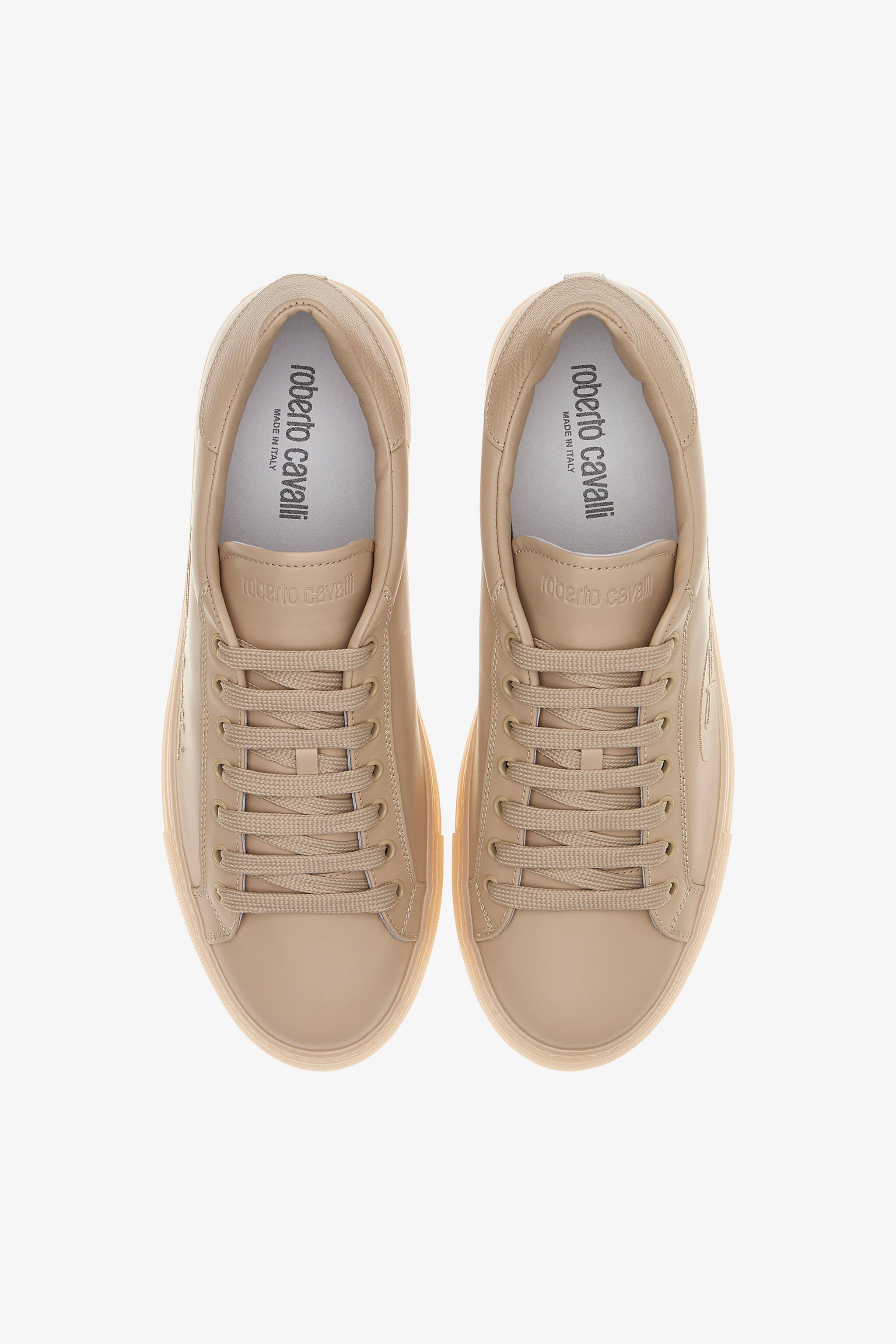 RC RC logo Sneakers Light Brown SRS038-PZ015