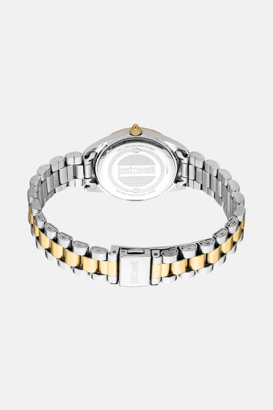 JC Just Cavalli Women Set, including a Glam Bracelet and Watch Silber/Gold RALT63-IT063