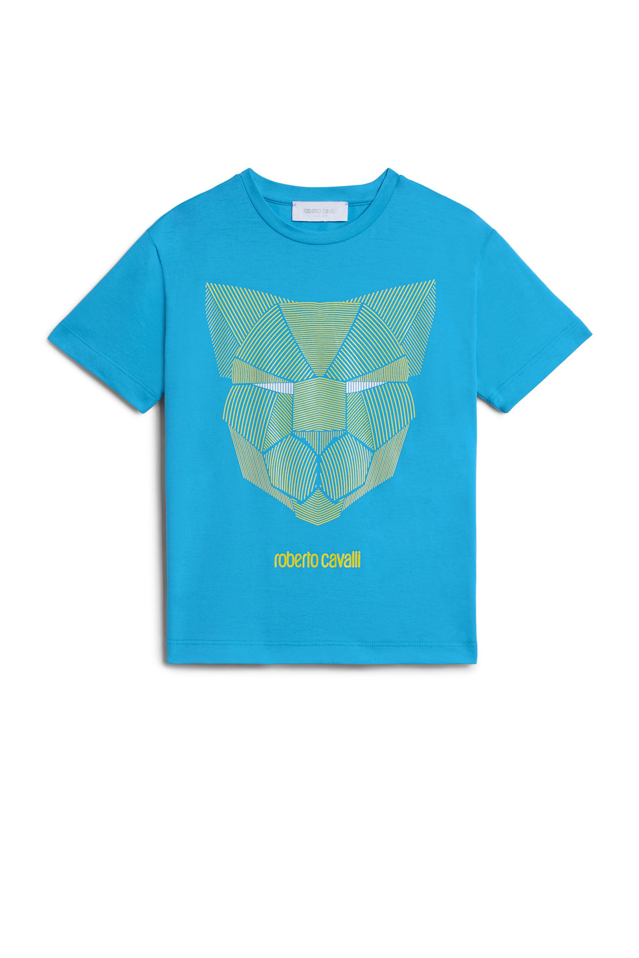 JU T-shirt con stampa Panther HORIZON BLUE IJT65F-JV025