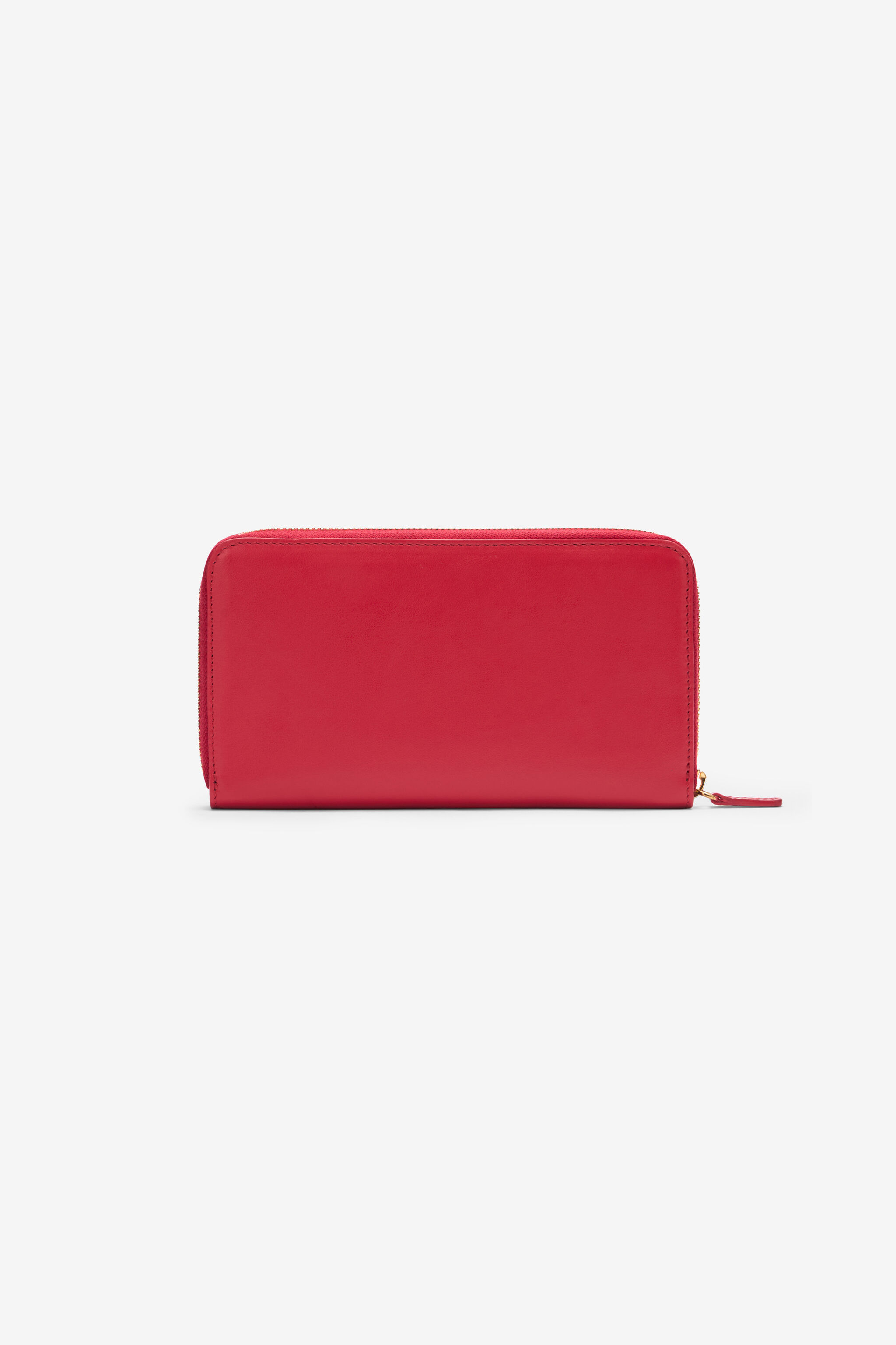RC Wallet with Monogram RC and zip Red SKA001-PZ172