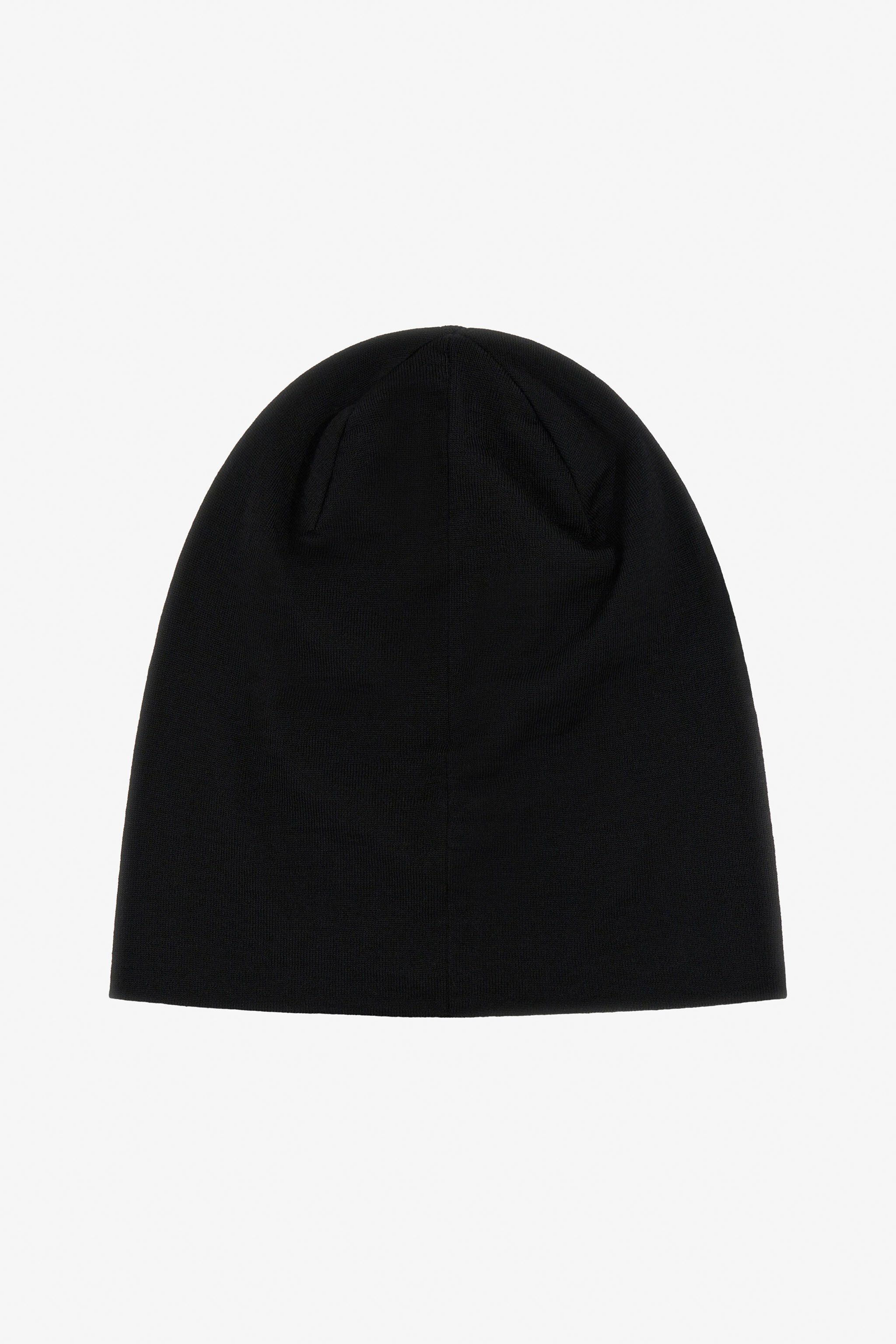 RC Wool Beanie with Mirror Snake Monogram BLACK TALR19-IR036