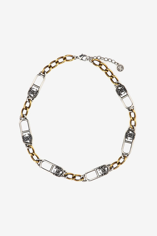 RC Necklace with Monogram RC Argent/Or SRG005-AM258