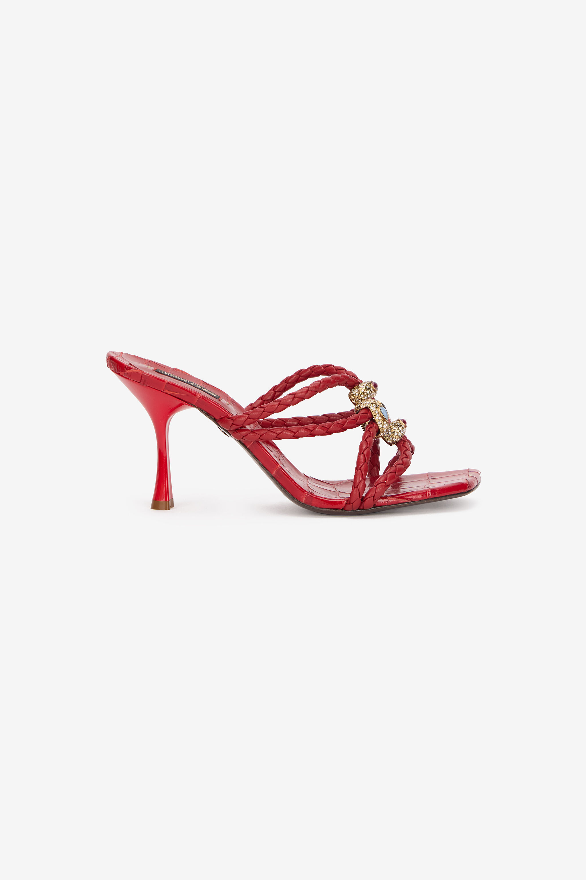 RC Sandals with Jewel Embellishments Red VKS014-PZ579