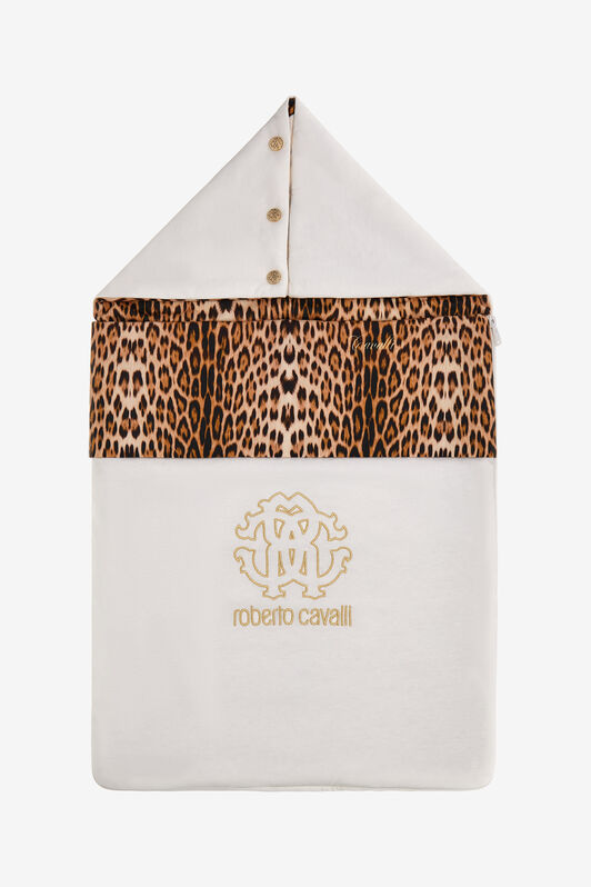 JU Sleeping Bag With Jaguar Skin Print JU Sleeping Bag With Jaguar Skin Print Milky white SJT811-JD001