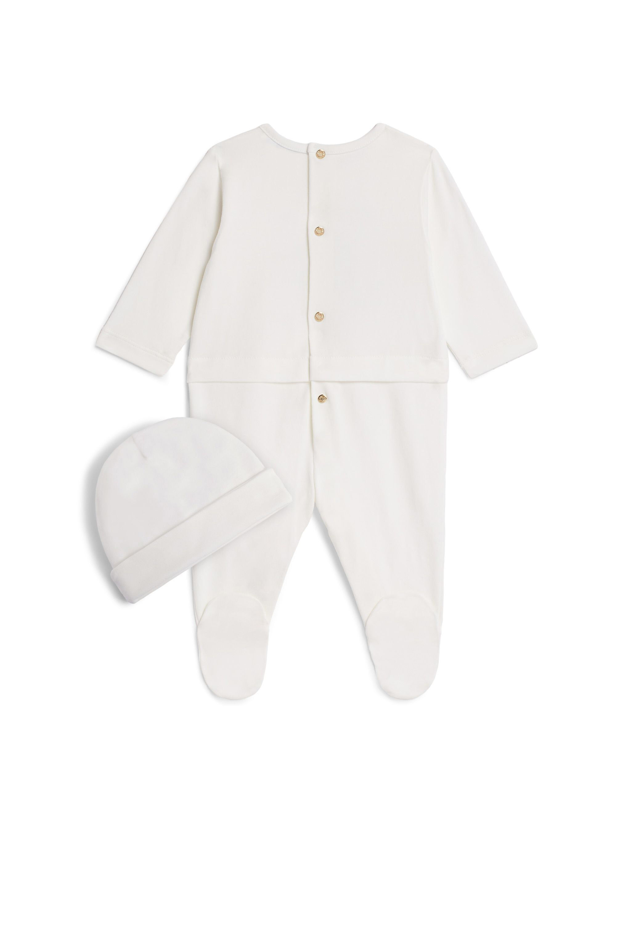 JU Space Logo newborn kit MILKY WHITE/GOLD IJT868-JV025
