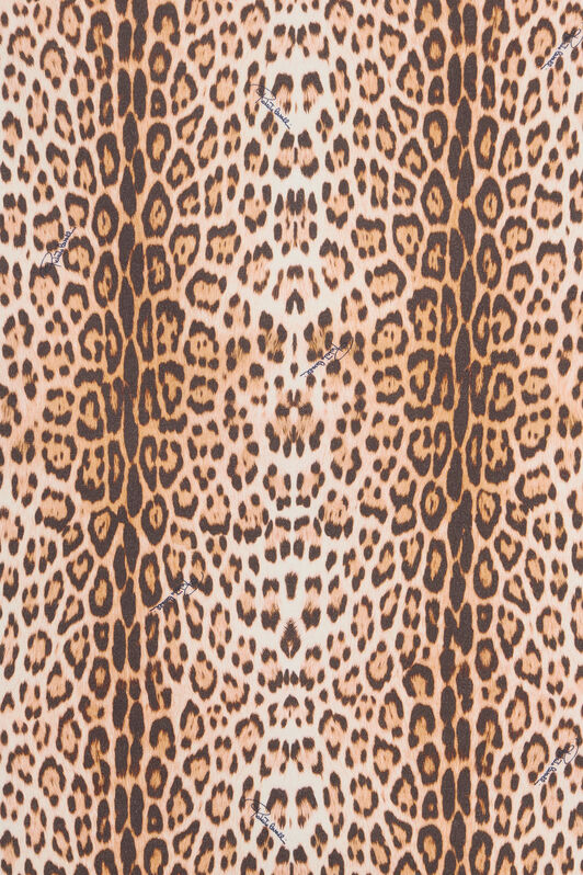 JU Blanket with Jaguar Skin Print NATURAL VJT802-JD001