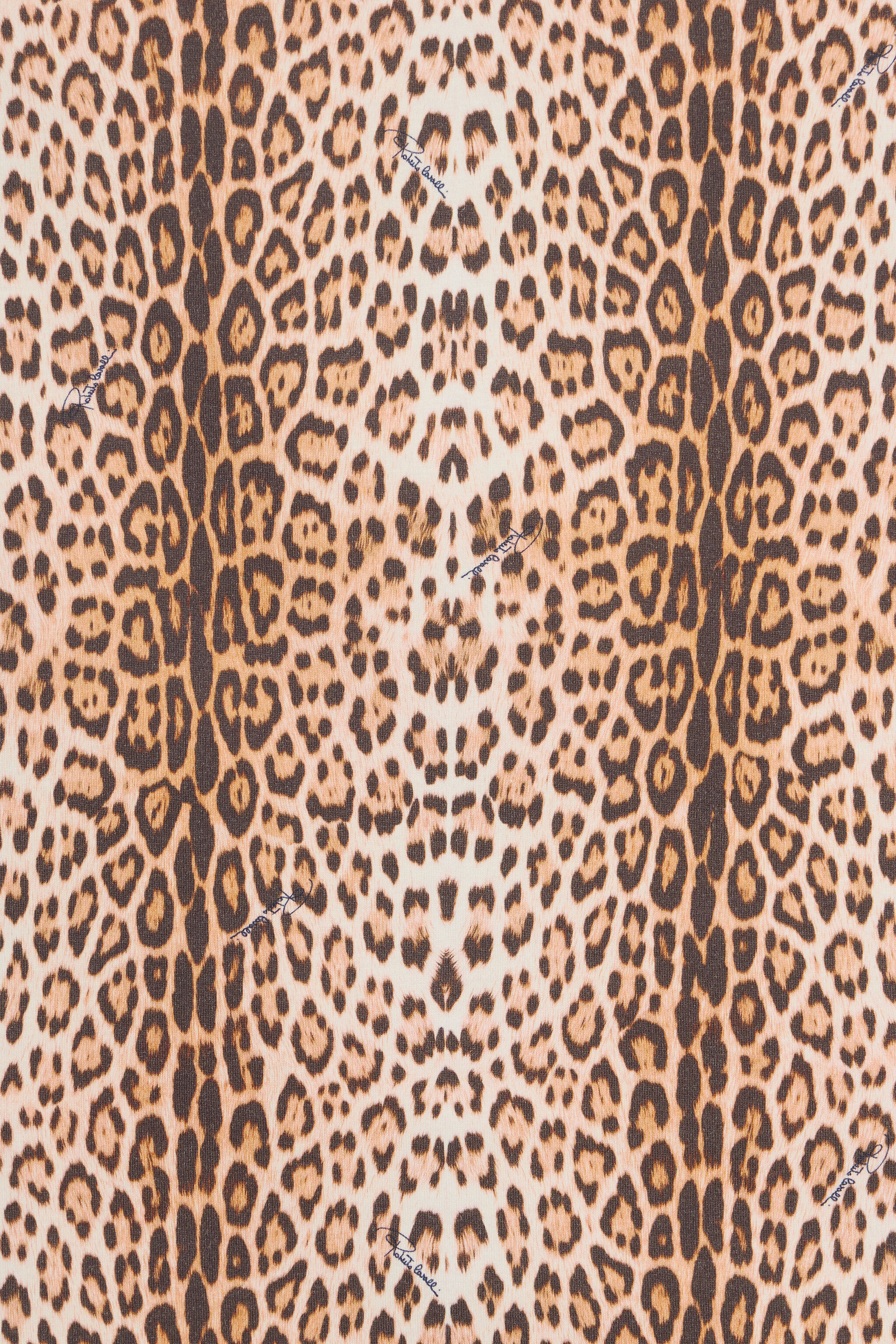 JU Blanket with Jaguar Skin Print NATURAL VJT802-JD001