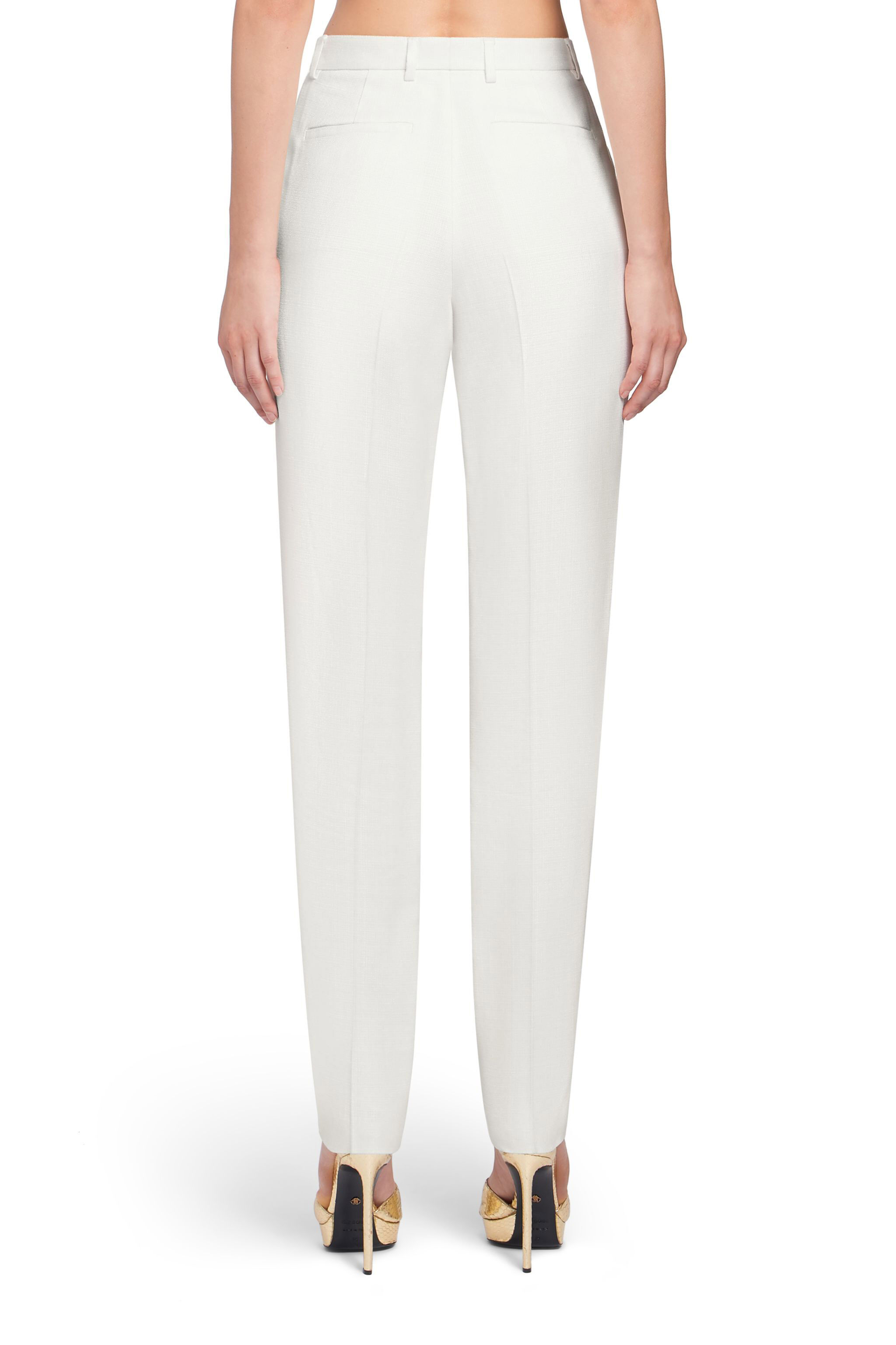 RC White high waisted trousers White HQT214-VI026