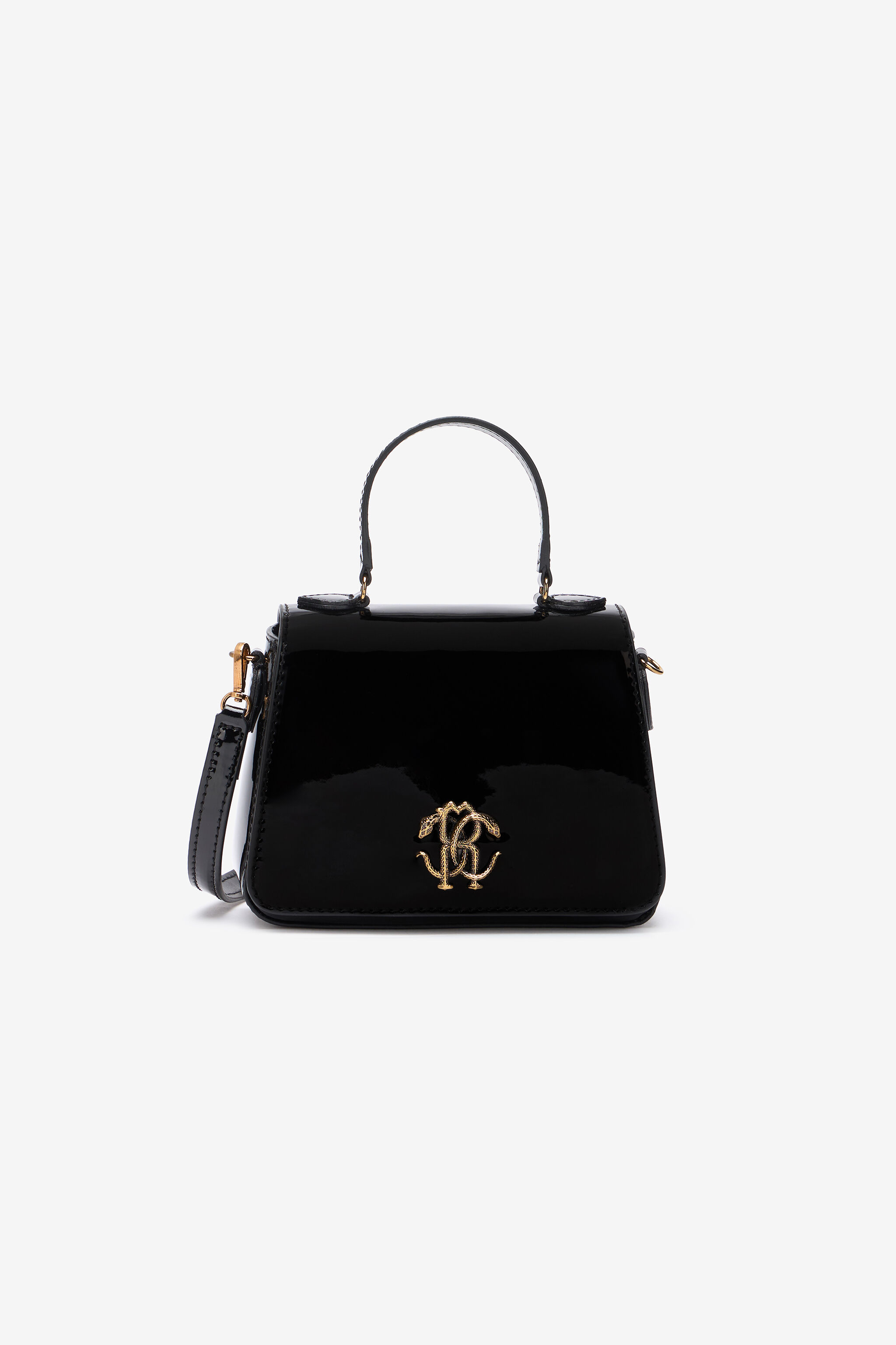 JU Mini Bag Mit Monogramm Mirror Snake BLACK UJB00B-ABJ04