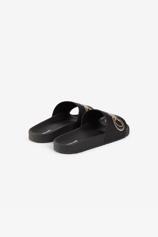 RC Sandalias con logo estampado Negro QRS018-PZG00
