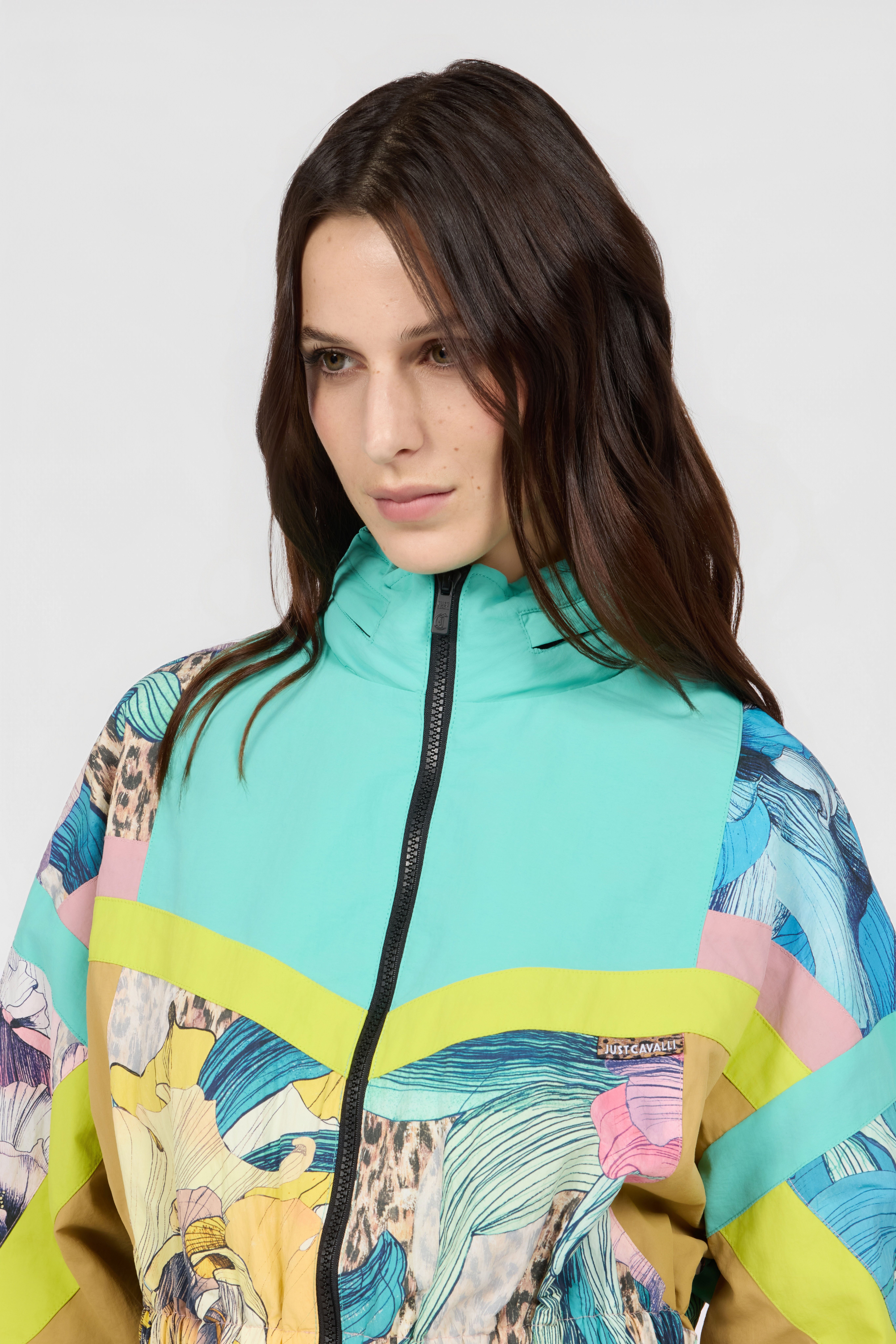 JC Windbreaker im Flower Multicolor Print MULTICOLOR SCURO UFT198-UF264